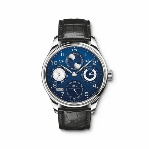 IWC Portugieser Perpetual Calendar 5032 White Gold / Blue IW5032-03 (5032-03, IW503203)